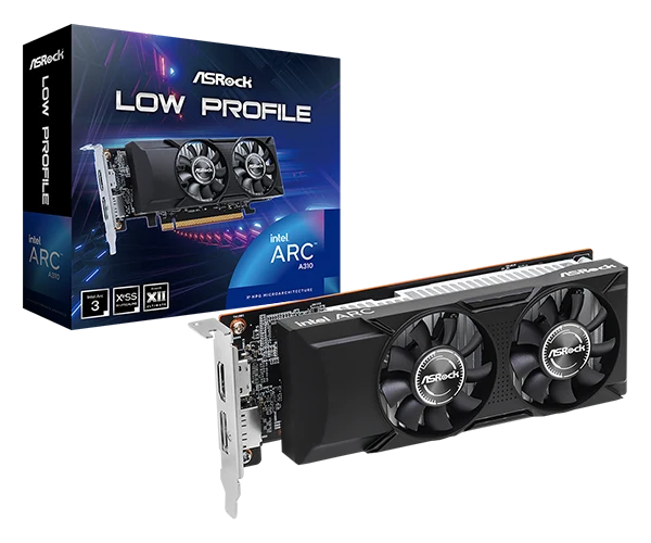 ASRock Intel Arc A310 Low Profile 4GB