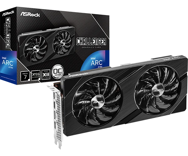 ASRock Intel Arc A750 Challenger D 8GB OC