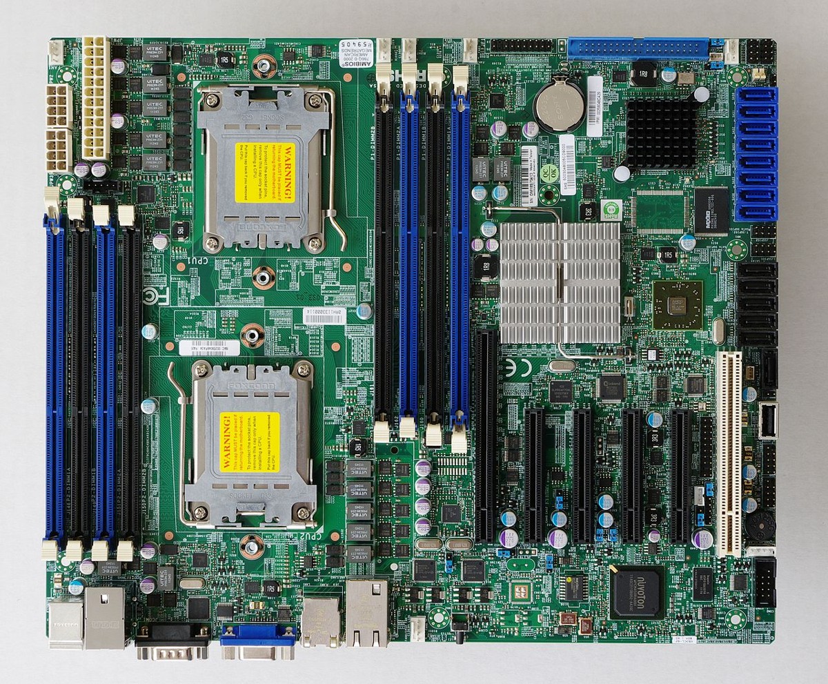 Supermicro dual Opteron server motherboard — reference photo, not this exact model