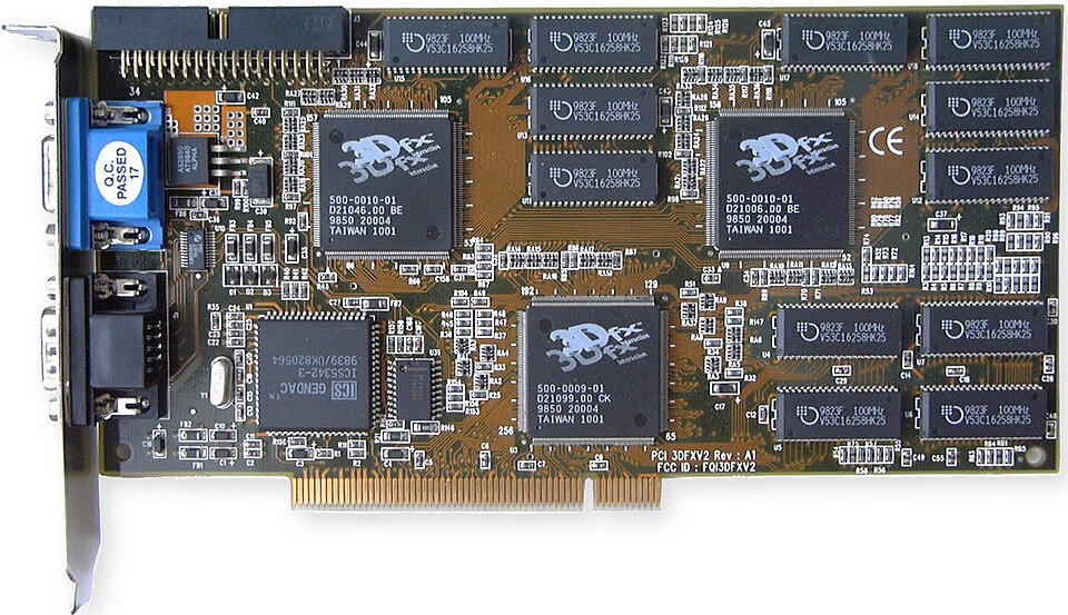3dfx Voodoo2 board