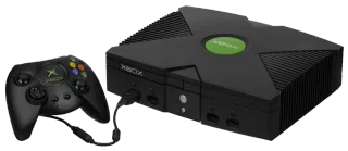 Microsoft Xbox original with Duke controller