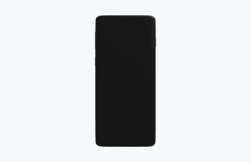 Galaxy S10 — 3D model render