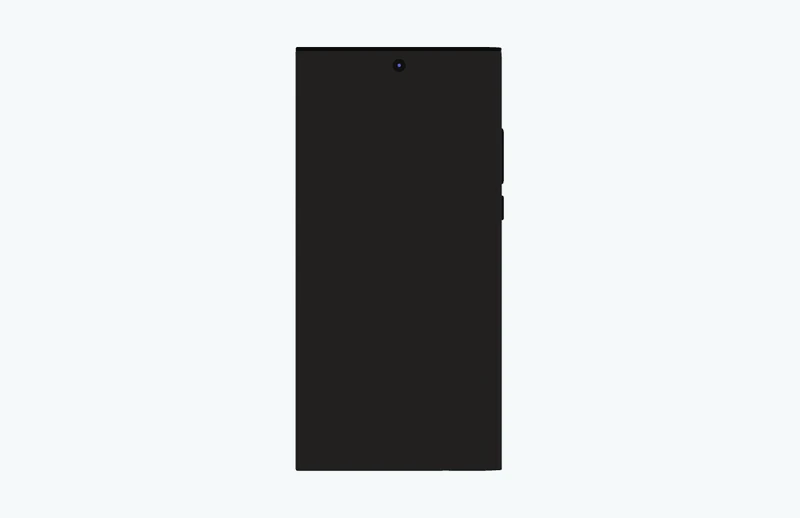 Galaxy S22 Ultra — 3D model render