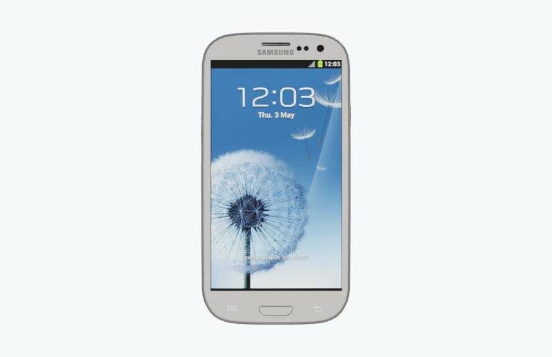 Galaxy S III — 3D model render