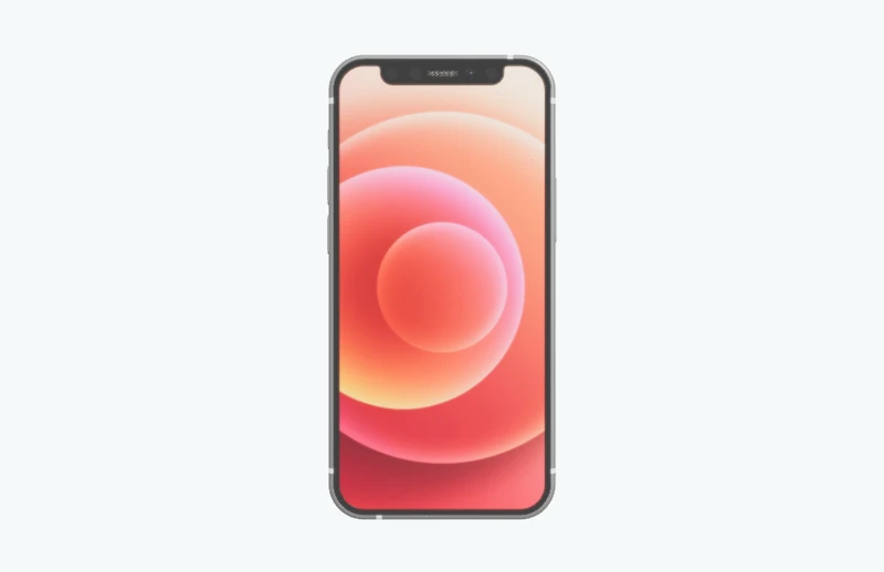 iPhone 12 mini — 3D model render
